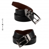 KIT MASCULINO CARTEIRA + CINTO DUPLA FACE AJUSTÁVEL