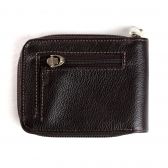 Carteira de Couro Fasolo com Zíper - K797-143 - Café