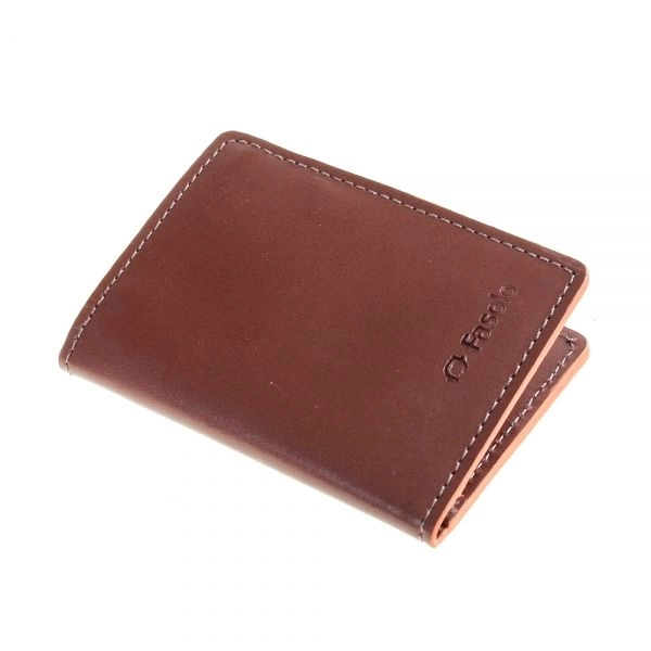 Carteira de Couro Fasolo Slim K754-042 - Café
