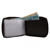 Carteira de Couro Fasolo Com Zíper Capretto H014-143 - Café