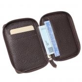Carteira Slim Fasolo com Zíper - K768 080 - Café
