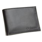 Carteira de Couro Masculina Porta-Cheques H013-033 - Preto