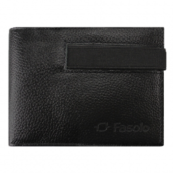 Carteira de Couro Fasolo Capretto com Elástico H074-143