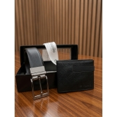 KIT MASCULINO CARTEIRA + CINTO DUPLA FACE AJUSTÁVEL