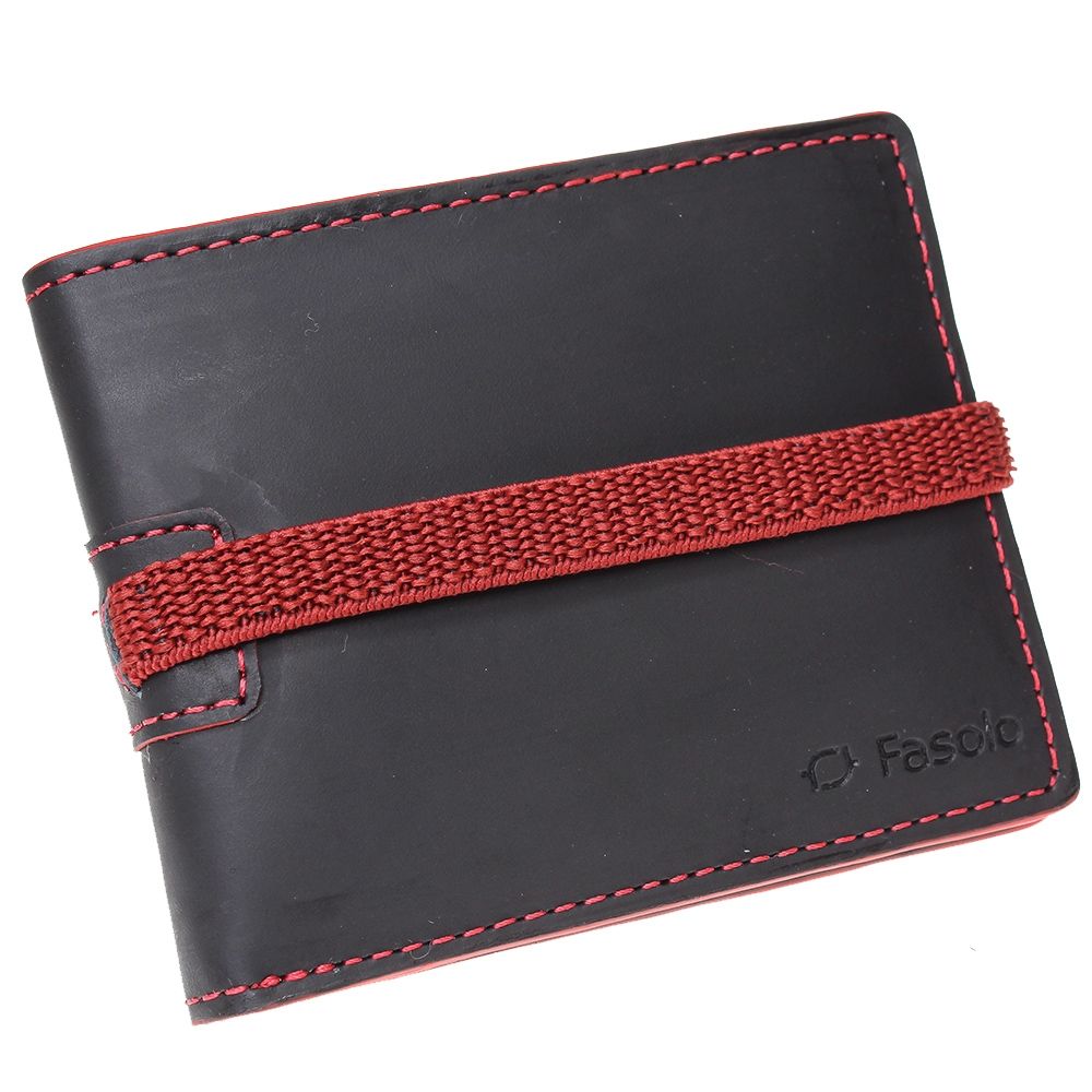 Carteira Fasolo Skin Elástico - K758 555 - Preto
